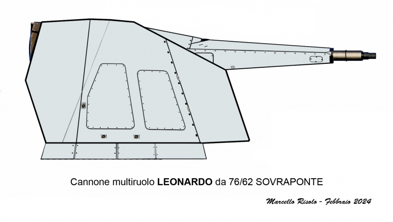 Cannone 76-62 sovraponte Leonardo