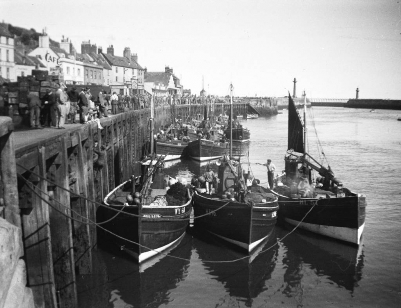 Whitby fishing boats