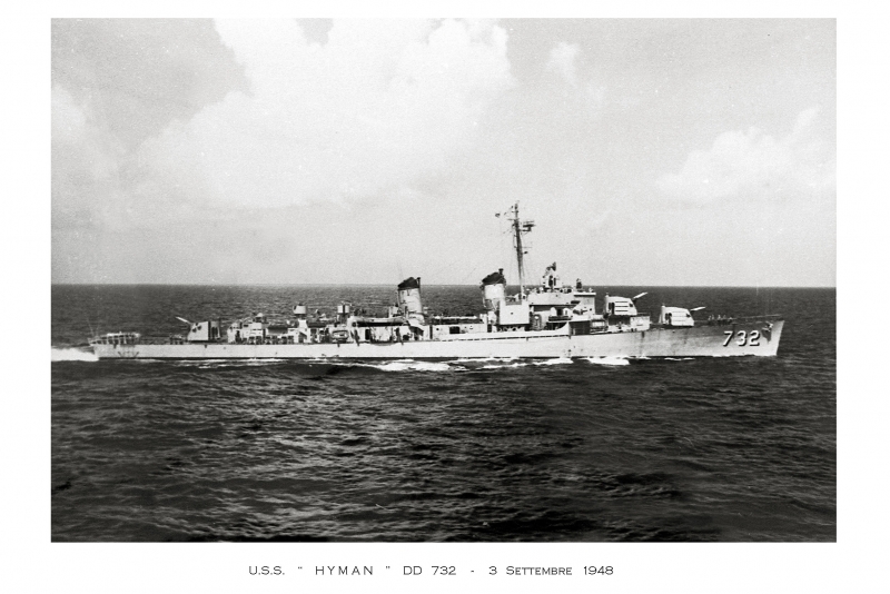 USS  HYMAN   DD 732