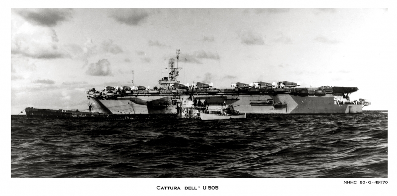 U 505 e USS GUADALCANAL