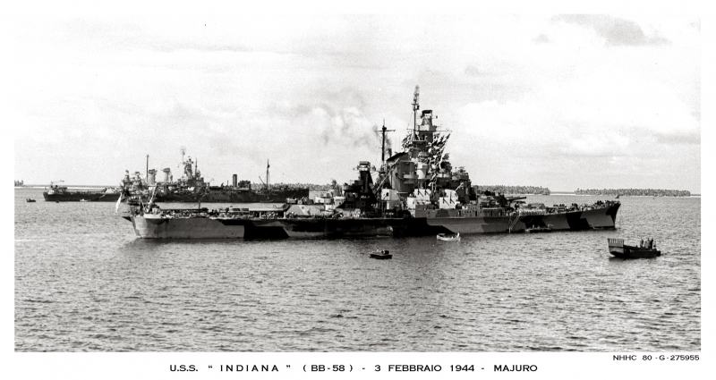 USS  INDIANA  (BB-58)