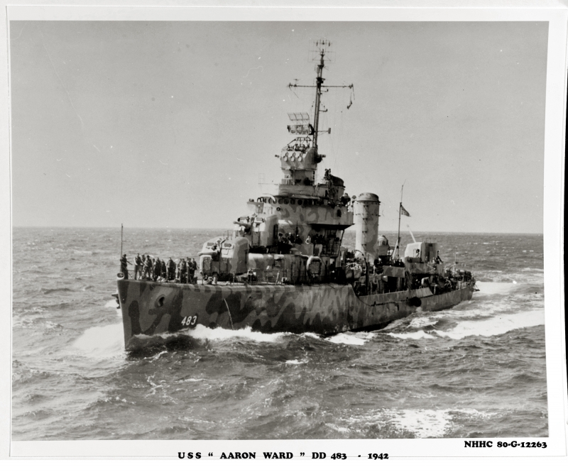 USS AARON WARD (DD-483)