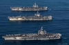 USS ROOSEVELT (CVN - 71) ,  REAGAN (CVN - 76)  e  NIMITZ  (CVN - 68)