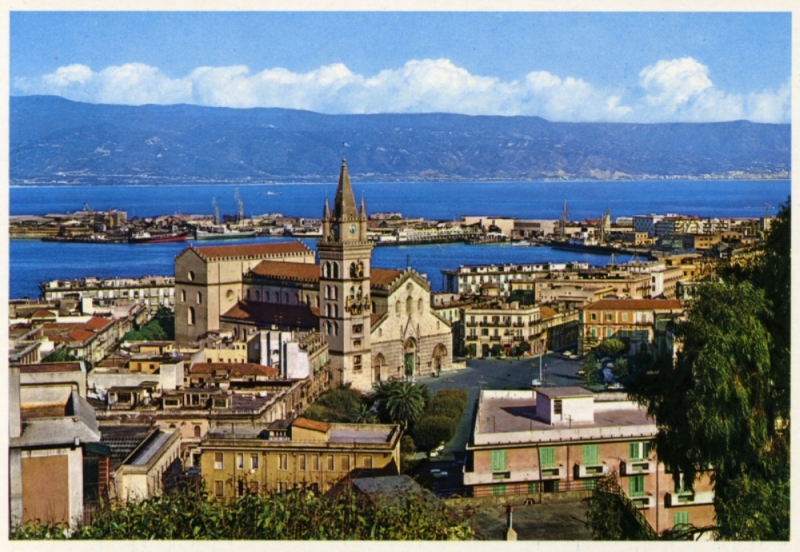 La Cattedrale ed il Porto di Messina