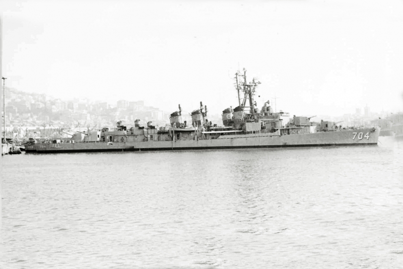 USS BORIE 704