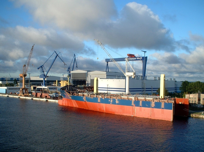 Warnow Werft at Warnemunde