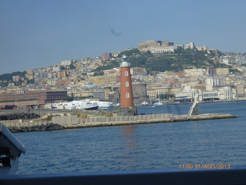 Faro del porto di Napoli