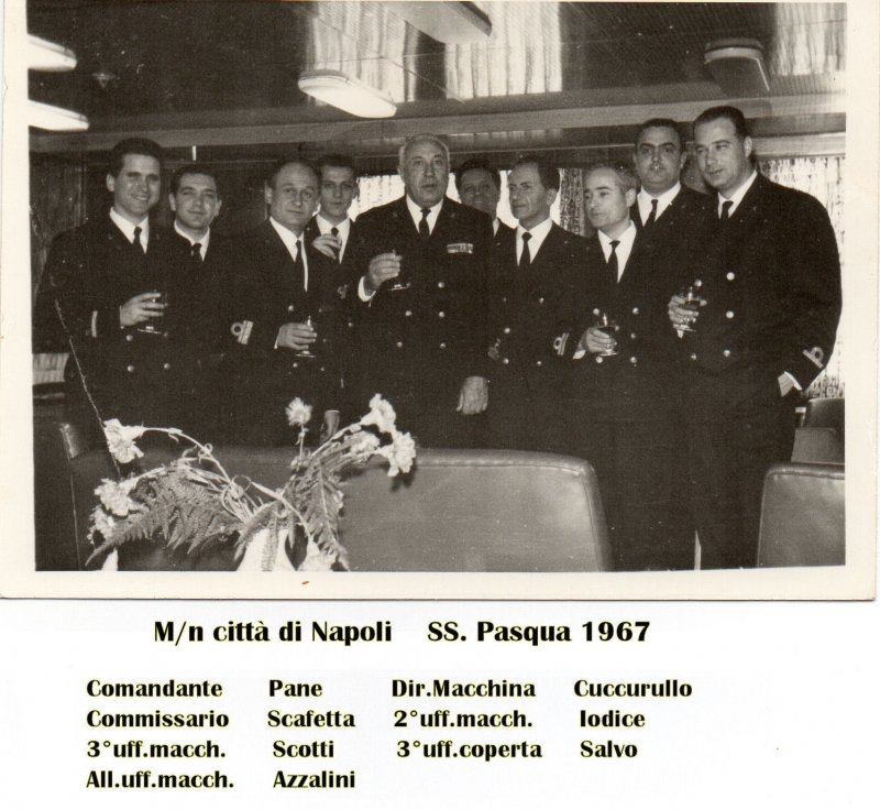 Natale 66 a bordo del Citta' di Napoli