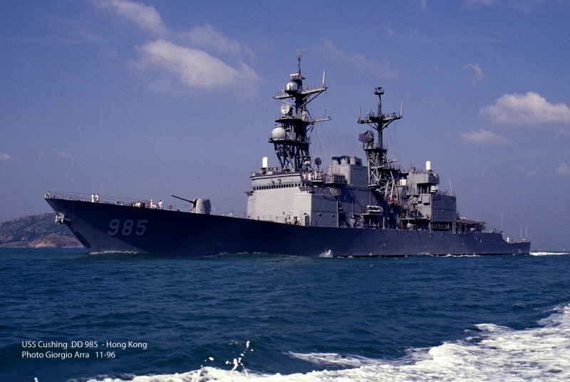USS Cushing  DD985