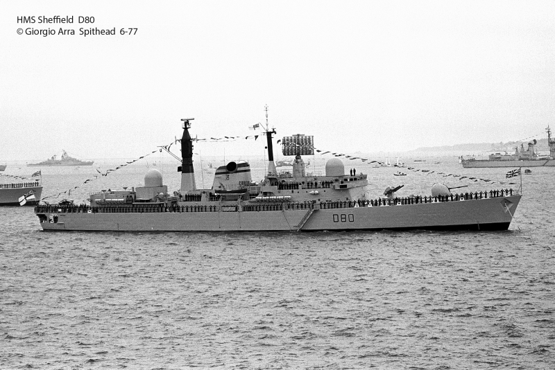 HMS Sheffield  D80
