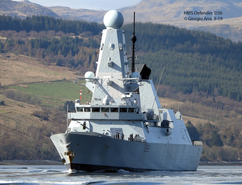 HMS Defender D36
