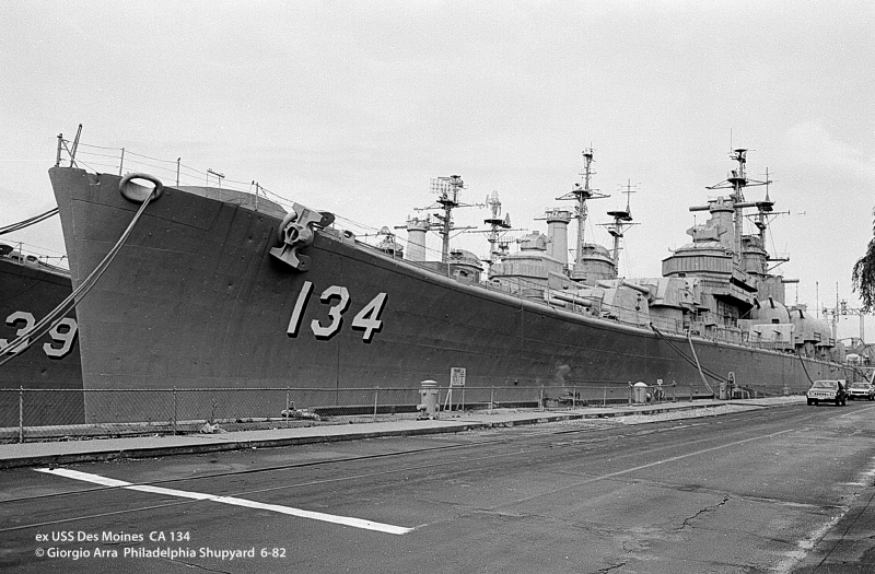 ex USS Des Moines  CA 134