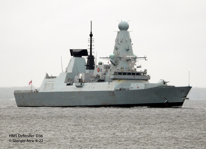 HMS Defender  D36